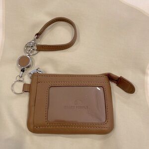 SMART PEOPLE Leather Coin Purse (NWOT)